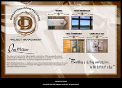 Diggstown Construction website